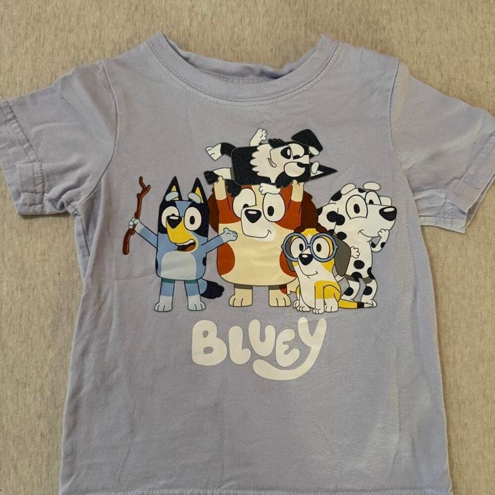 Bluey Blue and Purple T-shirt